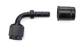 FRAGOLA 3109004 #4 90-Deg Crimp Hose Fitting