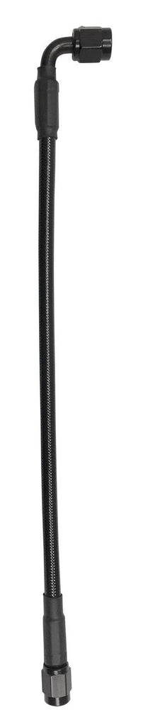 FRAGOLA 322010-BL FRAGOLA 322010-BL 10-Inch Black PTFE Braided Hose Assembly with 3 AN Fittings