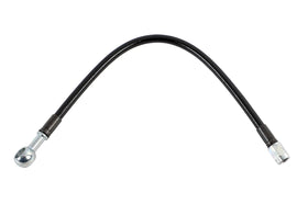 FRAGOLA 332012 Fragola 332012 -3 AN to 3/8 in Straight Banjo Hose Assembly, Black Vinyl-Coated Stainless Steel