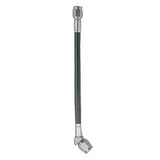 FRAGOLA 342016 3an Black Covered PTFE Hose 16in OAL Str/45 Deg