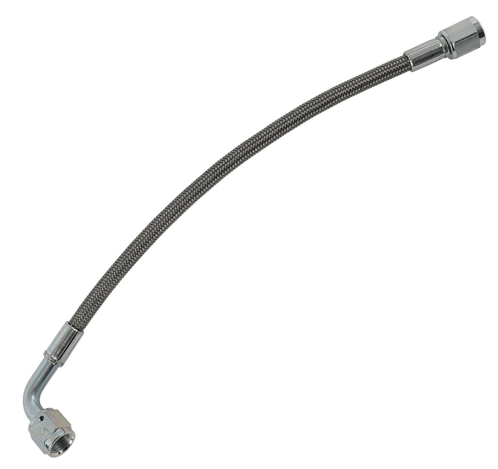 FRAGOLA 410-1-2-10 4an PTFE Hose Assembly Str x 90-Deg 10in Long