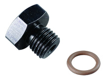 Load image into Gallery viewer, FRAGOLA 481403-BL #3 Port Plug 3/8-24 Black