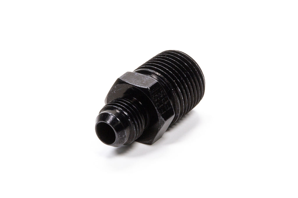 FRAGOLA 481668-BL Straight Adapter Fitting #6 x 1/2 MPT Black