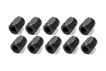Load image into Gallery viewer, FRAGOLA 481803-BL-10 #3 Aluminum Tube  Nuts (10pk) Black