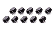 Load image into Gallery viewer, FRAGOLA 481806-BL-10 #6 Aluminum Tube  Nuts (10pk) Black