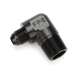 FRAGOLA 482217-BL 8an to 3/4 MPT 90-Deg Adapter Fitting Black