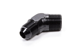FRAGOLA 482388-BL 45 Deg Adapter Fitting #8 x 1/2 MPT Black