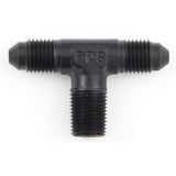 FRAGOLA 482508-BL Fragola 482508-BL 8 AN Male to 8 AN Male and 3/8-Inch NPT Male Adapter Tee, Black Anodized Aluminum