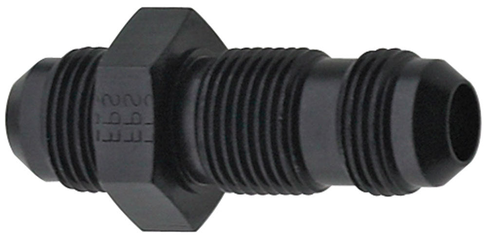 FRAGOLA 483203-BL Str Bulkhead Fitting #3 Black