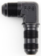 Load image into Gallery viewer, FRAGOLA 483304-BL #4 x 90 Deg Bulkhead Fitting Black