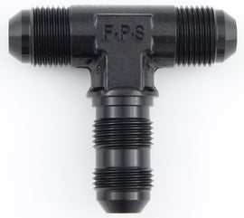 FRAGOLA 483412-BL FRAGOLA #12 Bulkhead Tee Fitting Aluminum Black Anodized - 12 AN Male x 12 AN Male x 12 AN Male