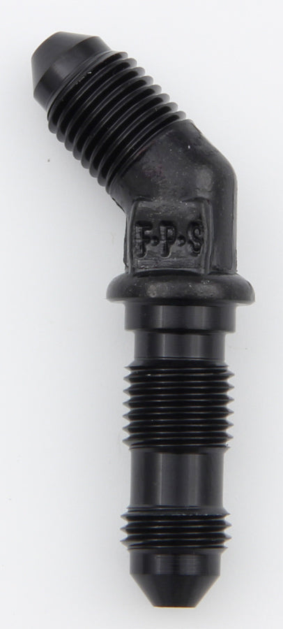 FRAGOLA 483703-BL #3 x 45 Deg Bulkhead Fitting Black