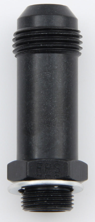 FRAGOLA 491966-BL Adapter Fitting #8 x 9/16-24 Holley Blk