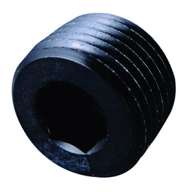 FRAGOLA 493203-BL 1/4 MPT Allen Pipe Plug Black
