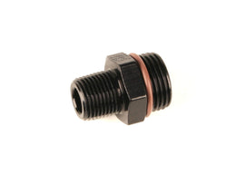 FRAGOLA 494001-BL #10 ORB x 3/8 MPT Adapter Fitting Black