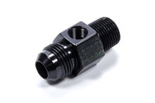 Load image into Gallery viewer, FRAGOLA 495004-BL #8 X 3/8MPT Inline Gauge Adapter Fitting Black