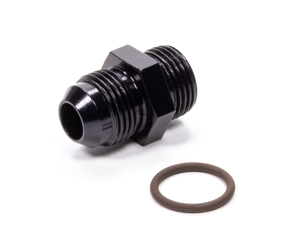 FRAGOLA 495103-BL #8 x 3/4-16 (#8) Radius O-Ring Fitting Black