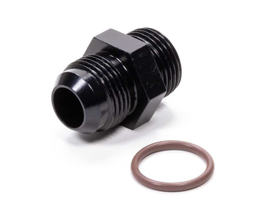 FRAGOLA 495109-BL #12 x 1-1/16-12 (#12) Radius O-Ring Fitting Bk