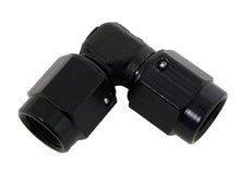 Load image into Gallery viewer, FRAGOLA 496303-BL FRAGOLA 3AN Coupler Female 90-Degree Fitting, Black Anodized Aluminum, Part #496303-BL