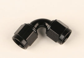 FRAGOLA 496320-BL #12 Female 90 Degree Coupler Fitting Black