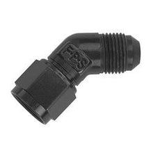 Load image into Gallery viewer, FRAGOLA 498003-BL #6 Female Swivel to Male 45 Degree Fitting Black