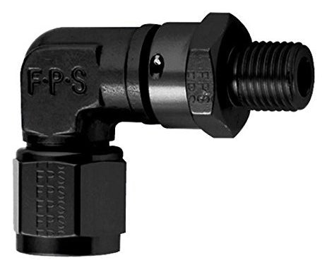 FRAGOLA 499006-BL 6an Female to 6an ORB Male 90-Deg Swivel