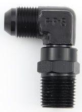 Load image into Gallery viewer, FRAGOLA 499168-BL #6 x 1/2 MPT 90 Deg Swivel Adapter Black