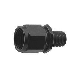 FRAGOLA 499303-BL FRAGOLA #3 Female Swivel to 1/8 Inch NPT Male Fitting - Black Anodized Aluminum Adapter
