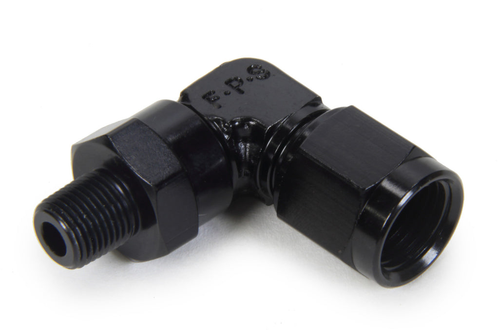 FRAGOLA 499462-BL FRAGOLA 499462-BL 6AN Female Swivel to 1/8 MPT 90-Degree Fitting