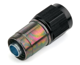 FRAGOLA 5100106 FRAGOLA 5100106 Black Anodized 6AN Straight Crimp Hose Fitting for High-Performance Fluid Connections