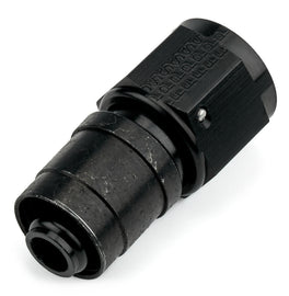 FRAGOLA 5100108 FRAGOLA 5100108 8AN Straight Crimp Hose Fitting - Black Anodized Aluminum