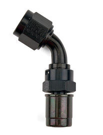 FRAGOLA 5106006 FRAGOLA 5106006 6AN Real Street 60 Degree Aluminum Hose End Fitting, Black Anodized