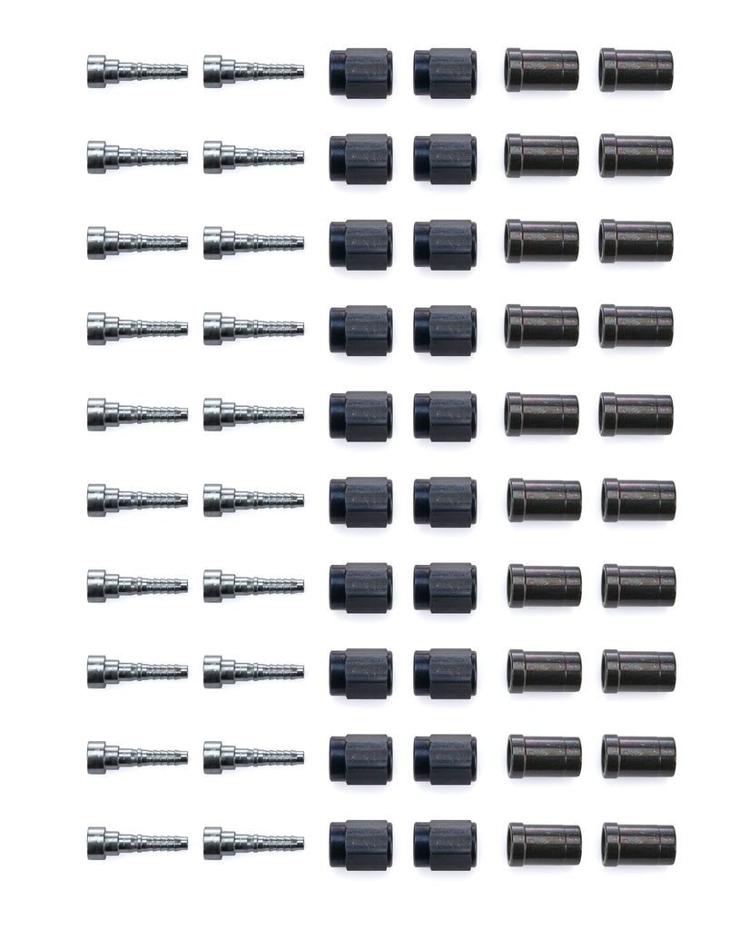 FRAGOLA 6001023-BL FRAGOLA 6001023-BL Aluminum Straight Hose End Fitting (20-Pack)