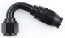 Load image into Gallery viewer, FRAGOLA 681206-BL Hose Fitting #6 120 Deg PTFE Black