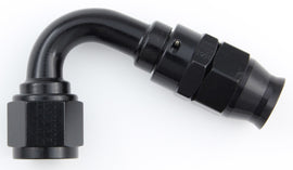 FRAGOLA 681208-BL Hose Fitting #8 120 Deg PTFE Black
