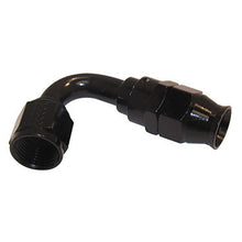 Load image into Gallery viewer, FRAGOLA 681212-BL Hose Fitting #12 120 Deg PTFE Black