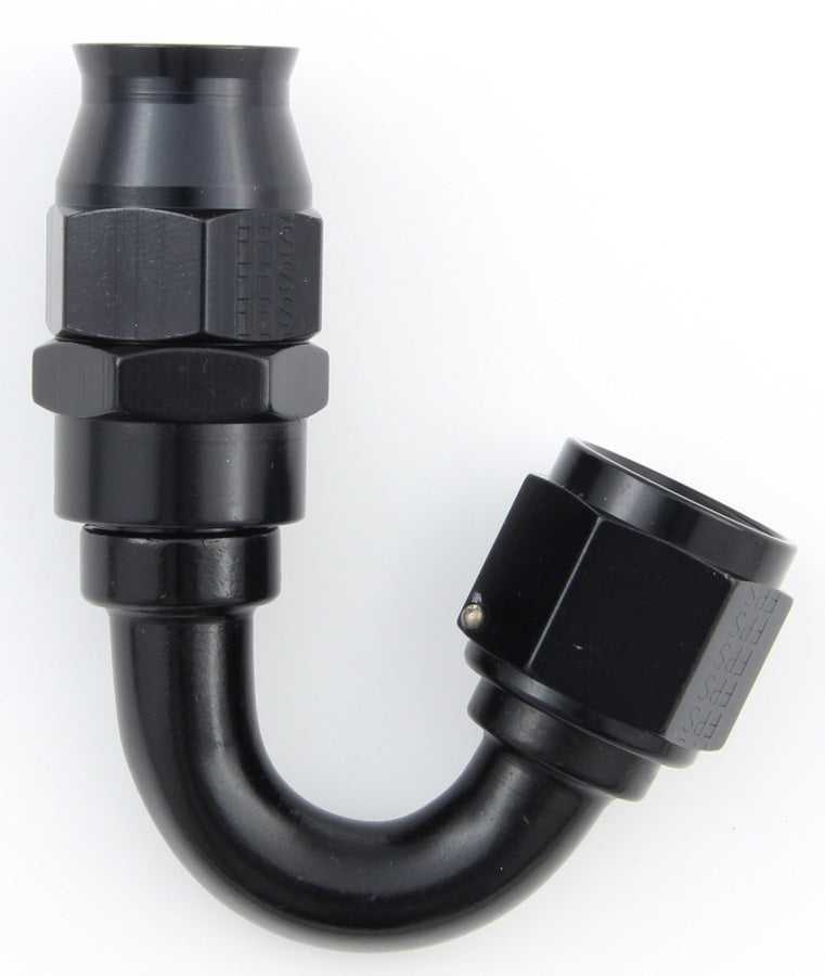 FRAGOLA 681510-BL Hose Fitting #10 150 Deg PTFE Black