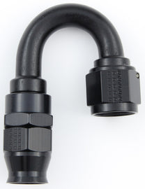 FRAGOLA 681810-BL Hose Fitting #10 180 Deg PTFE Black