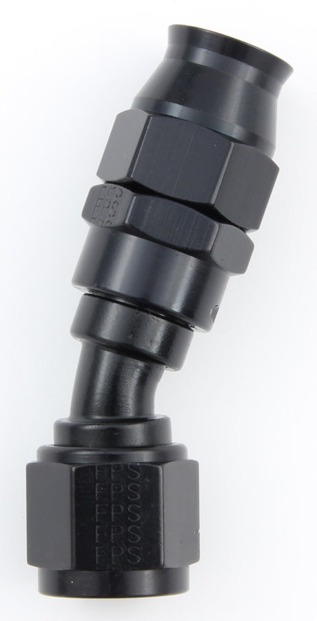 FRAGOLA 683008-BL Hose Fitting #8 30 Deg PTFE Black