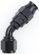 Load image into Gallery viewer, FRAGOLA 684510-BL Hose Fitting #10 45 Deg PTFE Black
