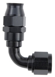 FRAGOLA 689006-BL Hose Fitting #6 90 Deg PTFE Black