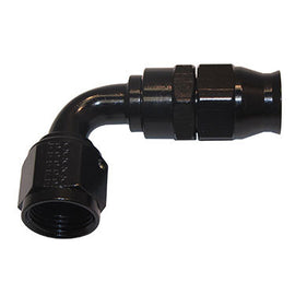 FRAGOLA 689012-BL Hose Fitting #12 90 Deg PTFE Black