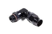 Load image into Gallery viewer, FRAGOLA 689706-BL Hose Fitting #6 90 Deg to #6 ORB PTFE Black