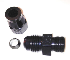 FRAGOLA 892010-BL 10AN Male to 5/8in Tube Adapter Fitting  Black