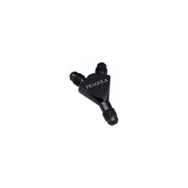 FRAGOLA 900613-BL Y-Fitting  12AN Male Inlet/10AN Male Outlets