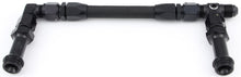 Load image into Gallery viewer, FRAGOLA 930002-BL #6 Fuel Line Kit 7/8-20 Dual Inlet 4150 Black