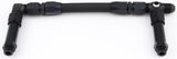 FRAGOLA 930006-BL #6 Fuel Line Kit 9/16-24 Dual Inlet Demon Black