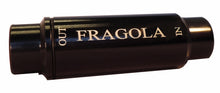 Load image into Gallery viewer, FRAGOLA 960001-BL Fuel Filter w/40 Micron Element #6 In/Out Black
