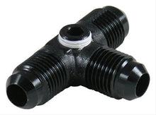Load image into Gallery viewer, FRAGOLA 997406-BL 6an Male Tee Fitting w/ 1/8 FPT Port Black