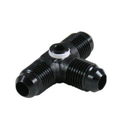 FRAGOLA 997408-BL #8 Male Tee w/1/8 FPT Port - Black